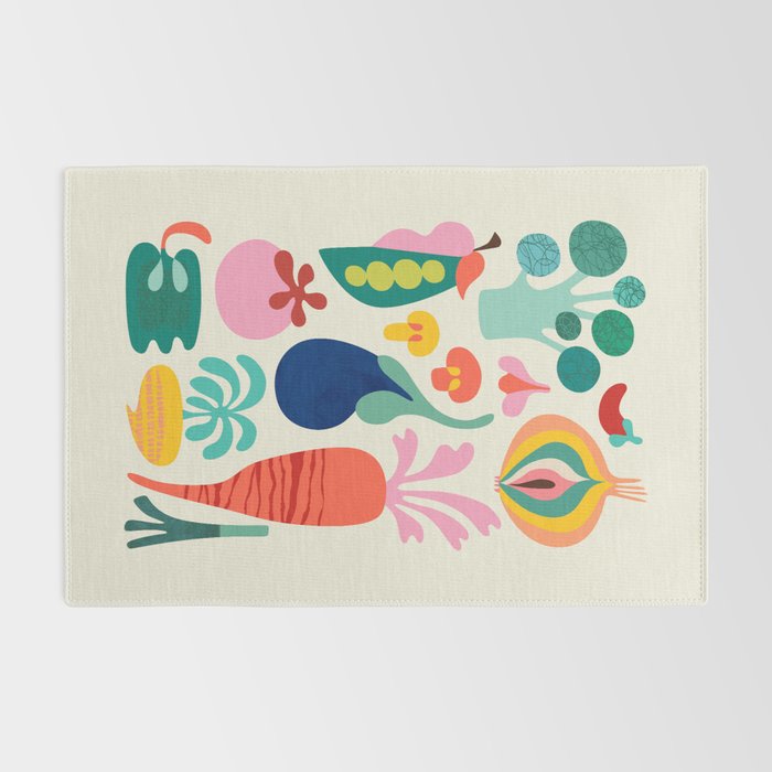 I love Veggies Rug Gallery Image 2