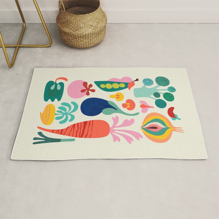 I love Veggies Rug Gallery Image 1