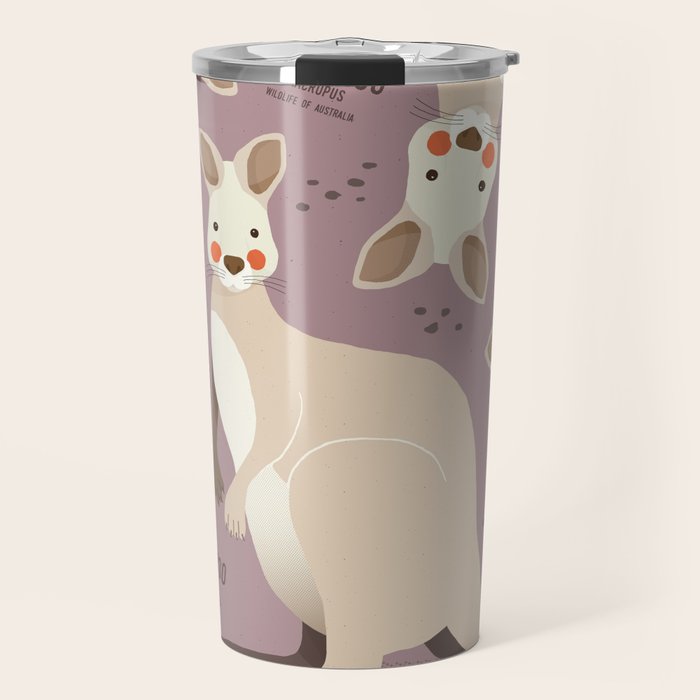 Kangaroo, Wildlife of Australia Travel Mug Gallery Image 1