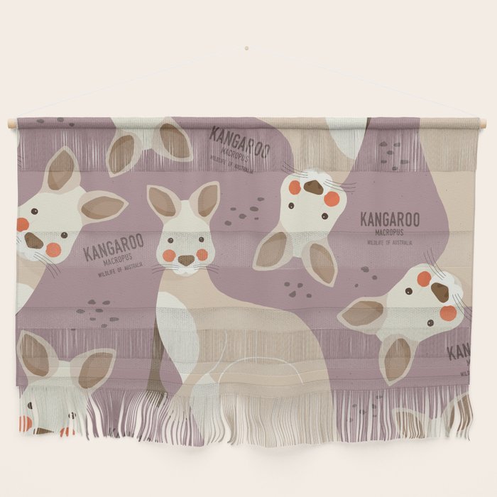 Kangaroo, Wildlife of Australia Wall Hanging Gallery Image 1