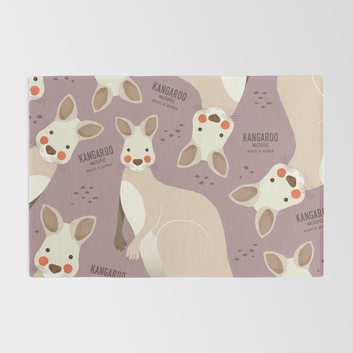 Kangaroo, Wildlife of Australia Rug Gallery Image 2