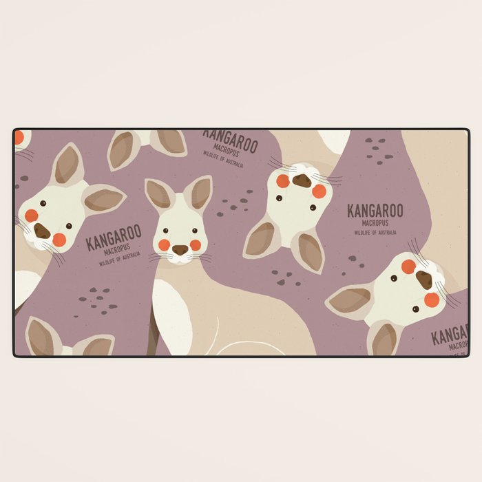 Kangaroo, Wildlife of Australia Desk Mat Gallery Image 3