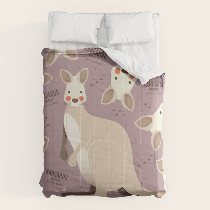 Kangaroo, Wildlife of Australia Comforter Gallery Image 6