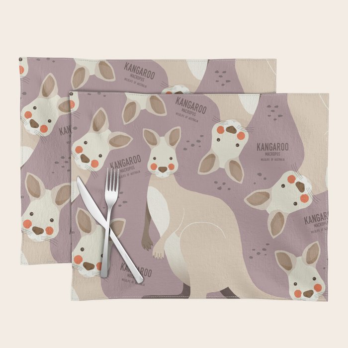 Kangaroo, Wildlife of Australia Placemat Gallery Image 1