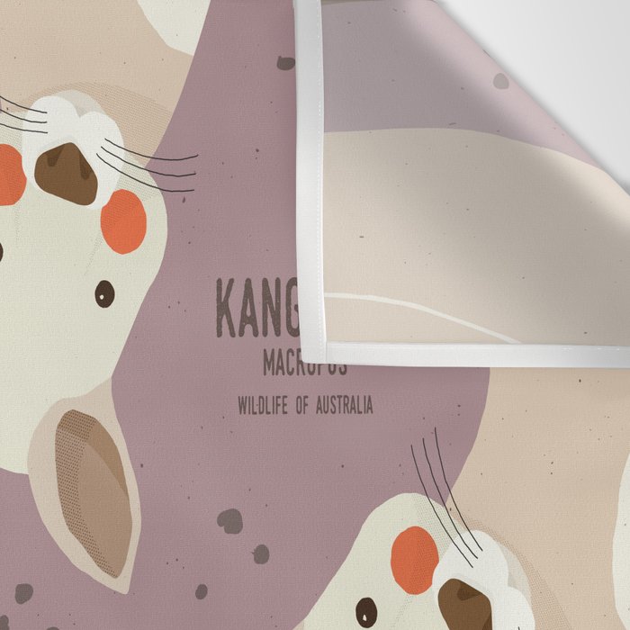 Kangaroo, Wildlife of Australia Wall Tapestry Gallery Image 3