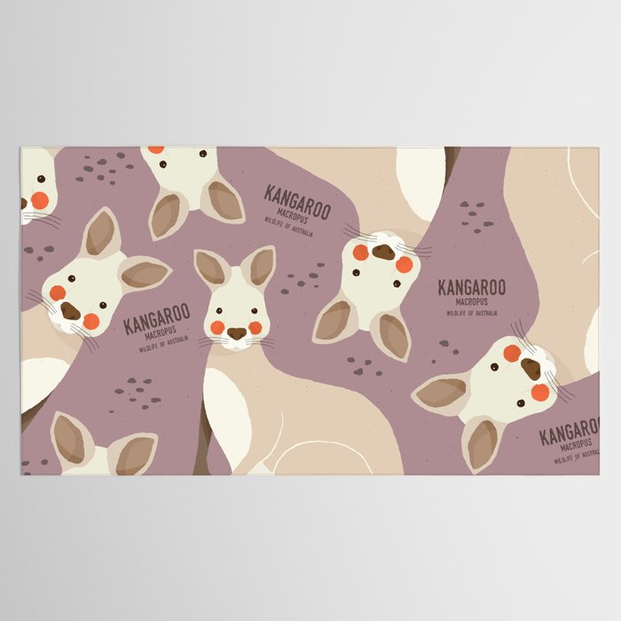 Kangaroo, Wildlife of Australia Tablecloth Gallery Image 2