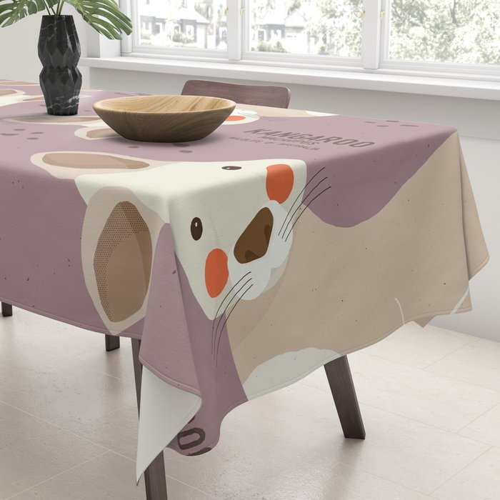 Kangaroo, Wildlife of Australia Tablecloth Gallery Image 3