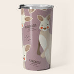 Kangaroo, Wildlife of Australia Travel Mug Gallery Image 3
