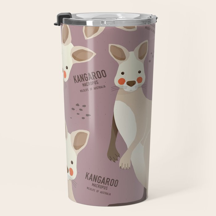 Kangaroo, Wildlife of Australia Travel Mug Gallery Image 3