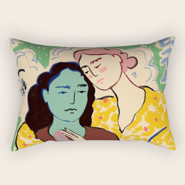 HOLDING HANDS Rectangular Pillow Gallery Image 2