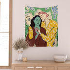HOLDING HANDS Wall Tapestry Gallery Image 2