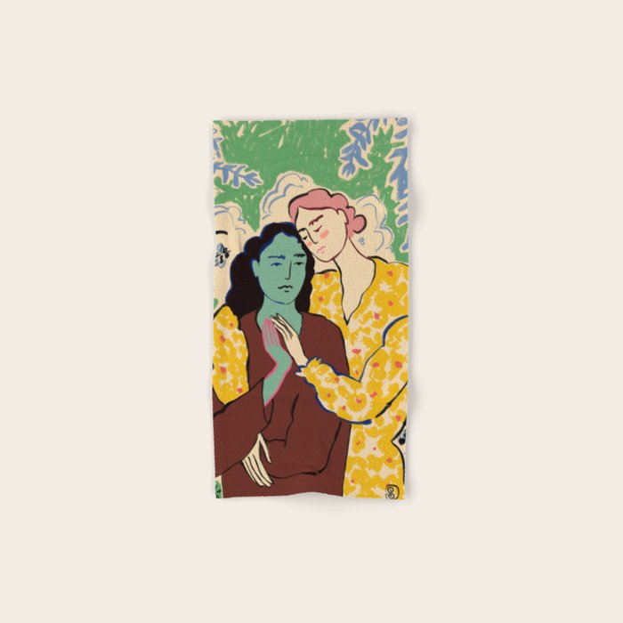 HOLDING HANDS Bath Towel Gallery Image 1