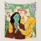 HOLDING HANDS Wall Tapestry Gallery Image 4