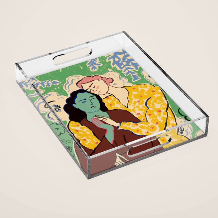HOLDING HANDS Acrylic Tray Gallery Image 1
