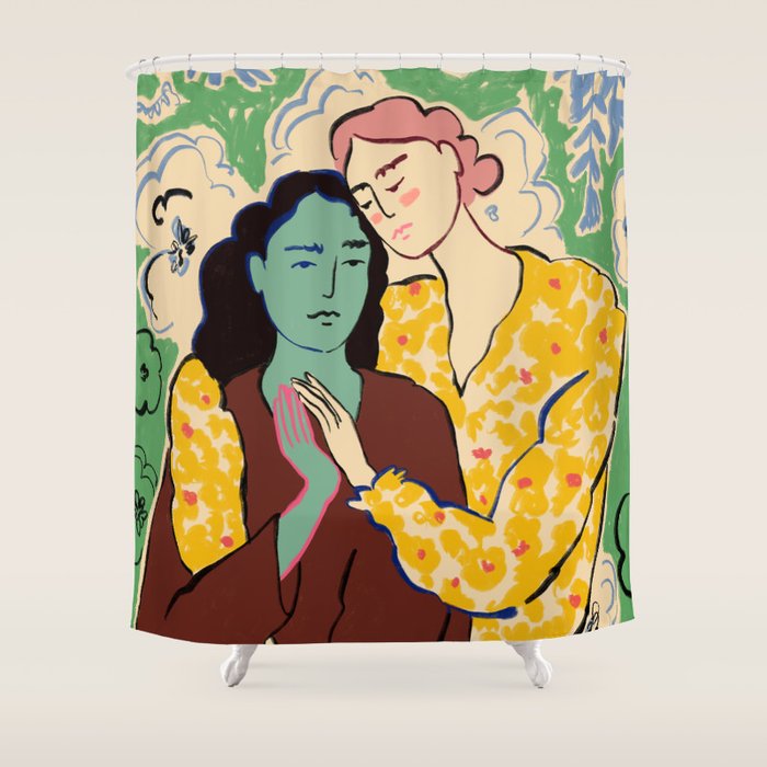 HOLDING HANDS Shower Curtain Gallery Image 1