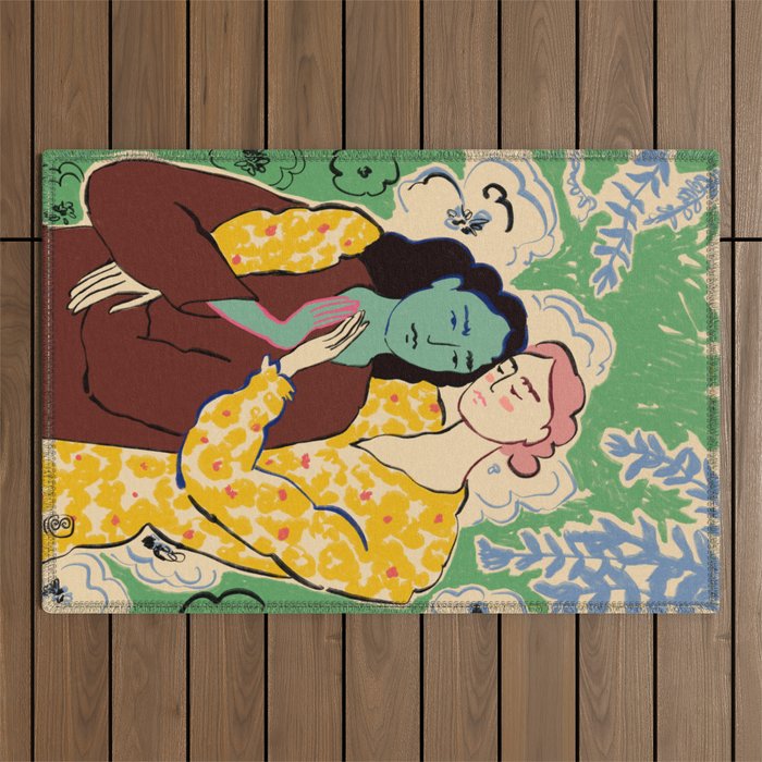 HOLDING HANDS Outdoor Rug Gallery Image 1