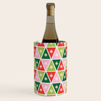 Retro Christmas Triangles Wine Chiller Gallery Image 2
