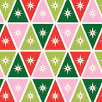 Retro Christmas Triangles Coffee Mug Gallery Image 2