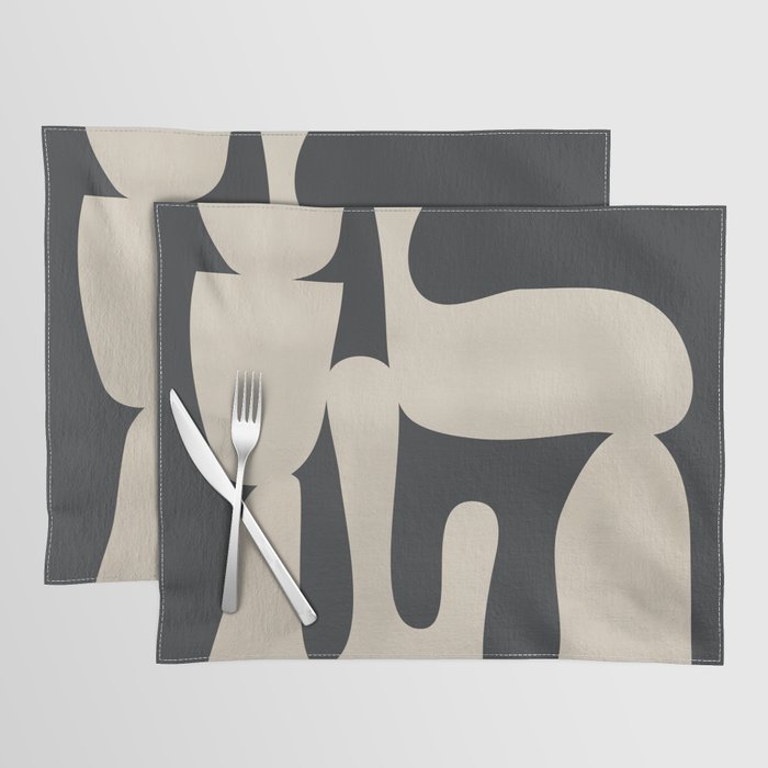 Modern Abstract Minimal Shapes 33 Placemat Gallery Image 1