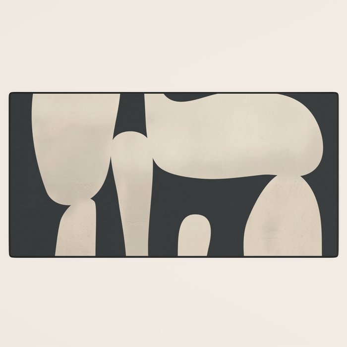 Modern Abstract Minimal Shapes 33 Desk Mat Gallery Image 3