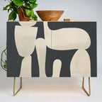 Modern Abstract Minimal Shapes 33 Credenza Gallery Image 1