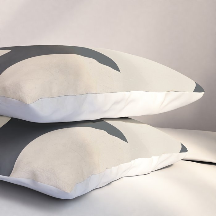 Modern Abstract Minimal Shapes 33 Pillow Sham Gallery Image 3