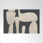Modern Abstract Minimal Shapes 33 Welcome Mat Gallery Image 1