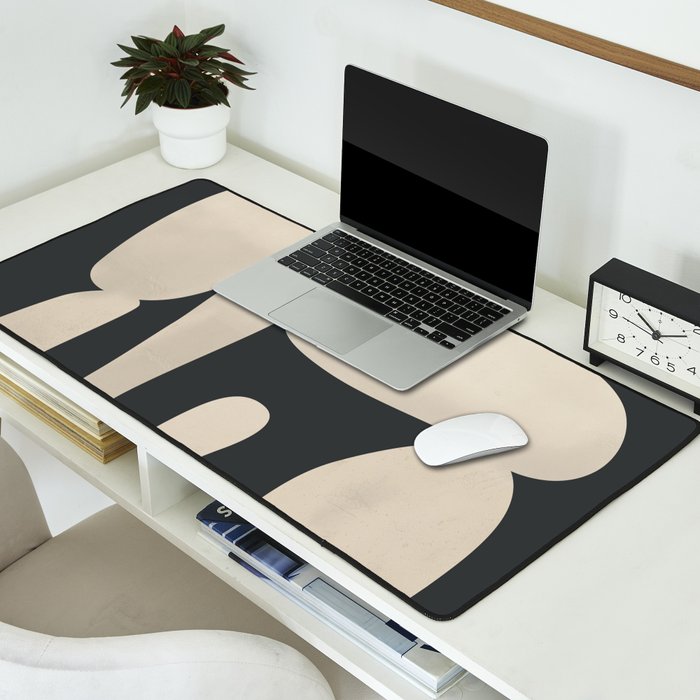 Modern Abstract Minimal Shapes 33 Desk Mat Gallery Image 2