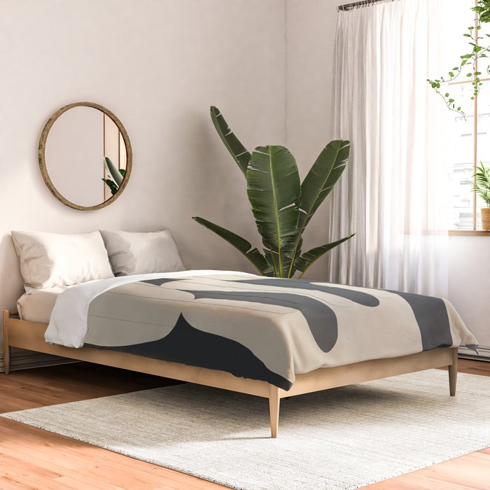 Modern Abstract Minimal Shapes 33 Comforter Gallery Image 2