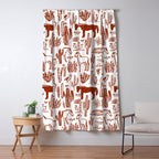 Western Desert Pattern Cowboy Horses Cactus Southwest Ranch Window Curtain Gallery Image 5