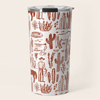 Western Desert Pattern Cowboy Horses Cactus Southwest Ranch Travel Mug Gallery Image 1