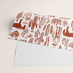 Western Desert Pattern Cowboy Horses Cactus Southwest Ranch Wrapping Paper Gallery Image 2