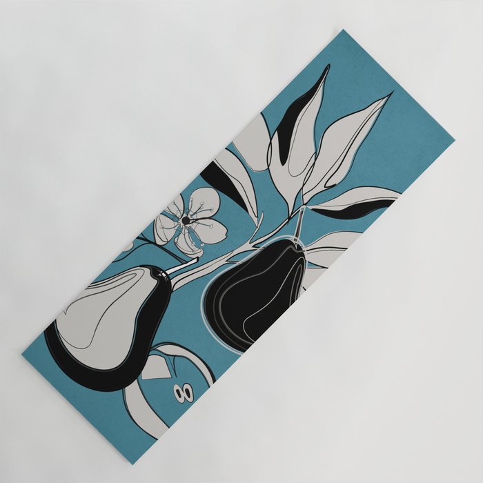 Line Art Pears 1 Yoga Mat Gallery Image 1