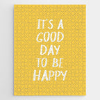 It's a Good Day to Be Happy - Yellow Jigsaw Puzzle Gallery Image 1