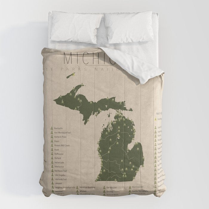 Michigan Parks Comforter Gallery Image 1
