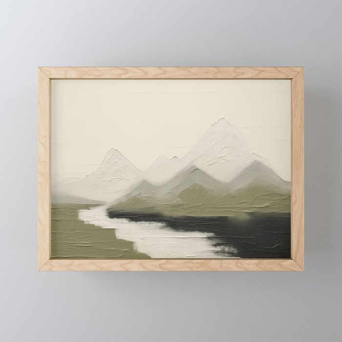 Sage Landscape IV Mini Art Print Gallery Image 1