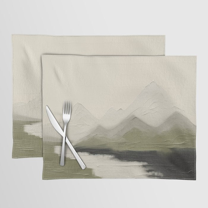 Sage Landscape IV Placemat Gallery Image 1