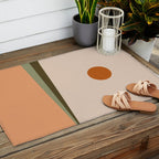 Landscape Minimalism Sun / Moon III Outdoor Rug Gallery Image 2