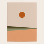 Landscape Minimalism Sun / Moon III Poster Gallery Image 4