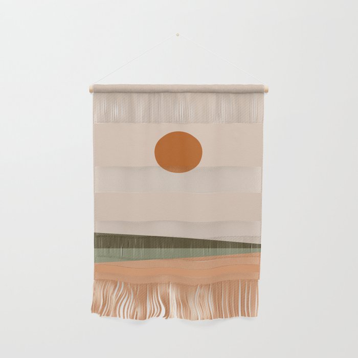 Landscape Minimalism Sun / Moon III Wall Hanging Gallery Image 1