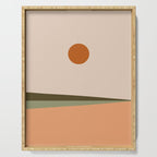 Landscape Minimalism Sun / Moon III Serving Tray Gallery Image 1