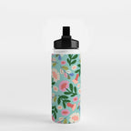 Super Bloom - Bright Floral Pattern Water Bottle Gallery Image 2