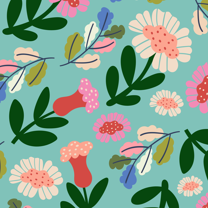 Super Bloom - Bright Floral Pattern Coffee Mug Gallery Image 2