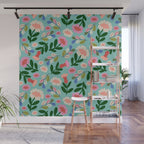 Super Bloom - Bright Floral Pattern Wall Mural Gallery Image 1