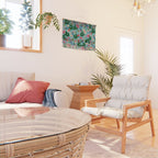 Super Bloom - Bright Floral Pattern Wall Hanging Gallery Image 2