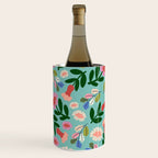 Super Bloom - Bright Floral Pattern Wine Chiller Gallery Image 2