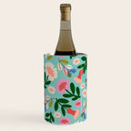 Super Bloom - Bright Floral Pattern Wine Chiller Gallery Image 3