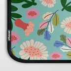 Super Bloom - Bright Floral Pattern Laptop Sleeve Gallery Image 3