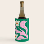Lavender & Tropical Green: Les Fleurs | Flower Market Color Series 08 Wine Chiller Gallery Image 3