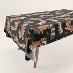 Ringtail - dark Tablecloth Gallery Image 1